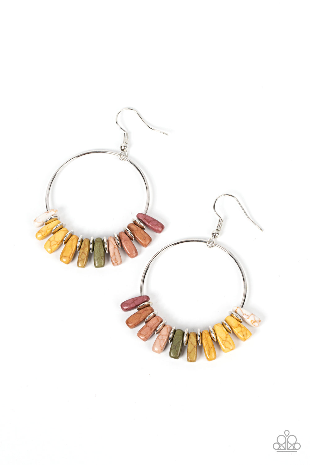 Paparazzi Accessories: Earthy Ensemble - Multi Earrings