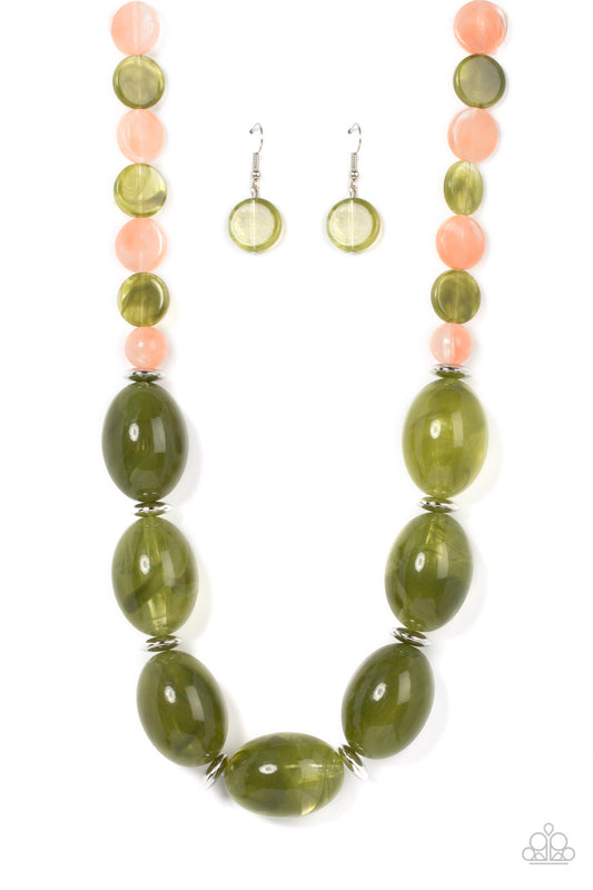 Paparazzi Accessories: Belle of the Beach - Green Necklace