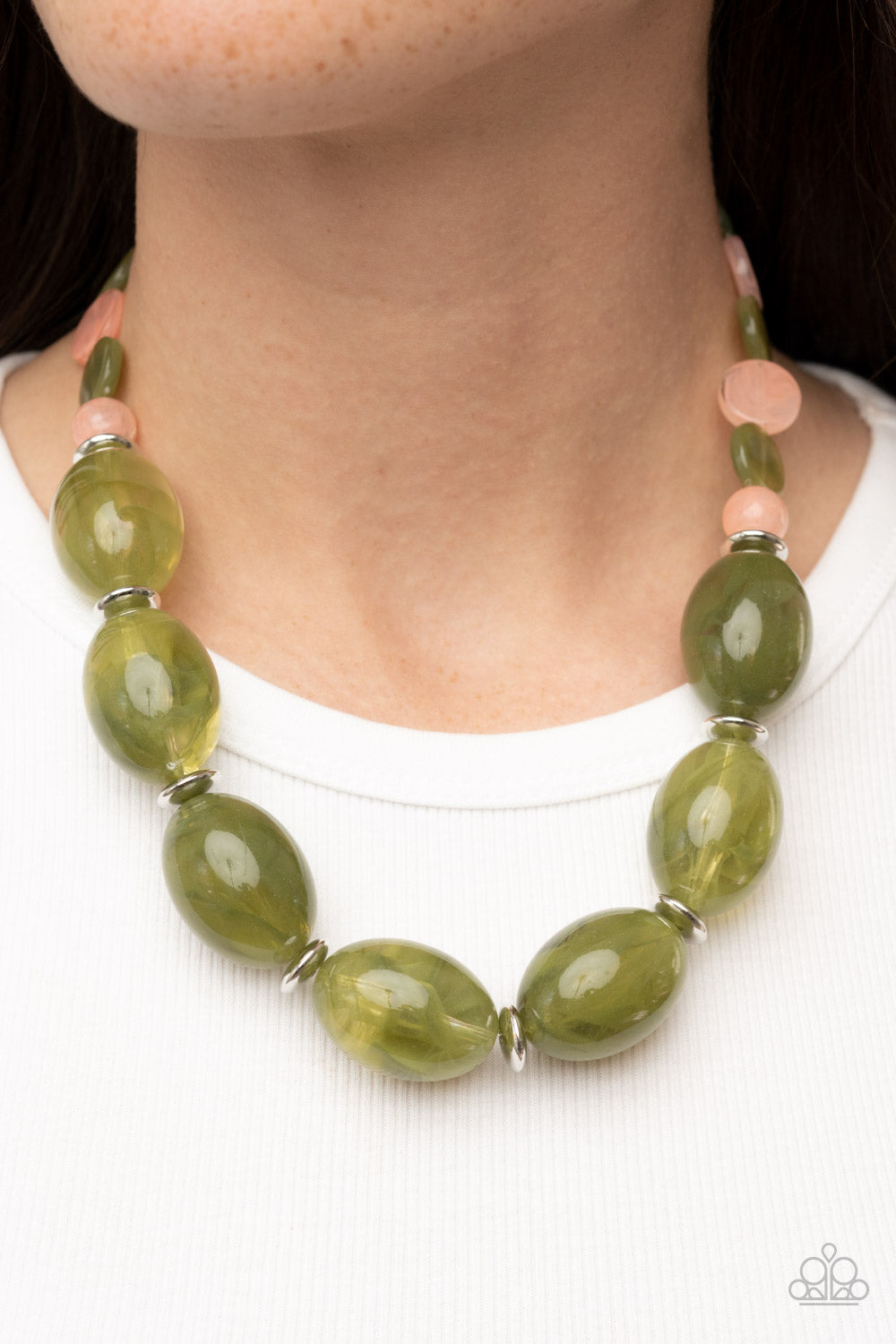 Paparazzi Accessories: Belle of the Beach - Green Necklace