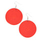 Paparazzi Accessories: Caribbean Cymbal - Red Earrings