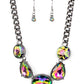 Paparazzi Accessories: All The Worlds My Stage - Multi Oil Spill Necklace