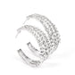 Paparazzi Accessories: Cosmopolitan Cool - White Earrings