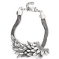 Paparazzi Accessories: BOA and Arrow - Silver Bracelet