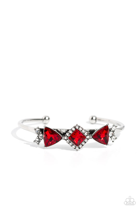 Paparazzi Accessories: Strategic Sparkle - Red Bracelet