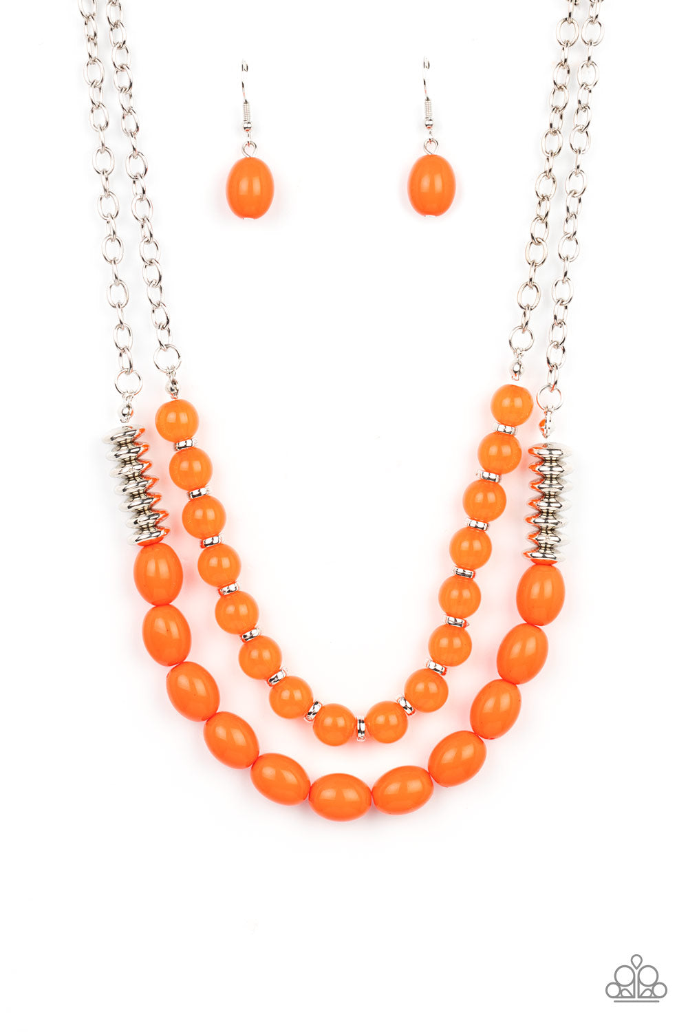 Paparazzi Accessories: Venetian Voyage - Orange Necklace