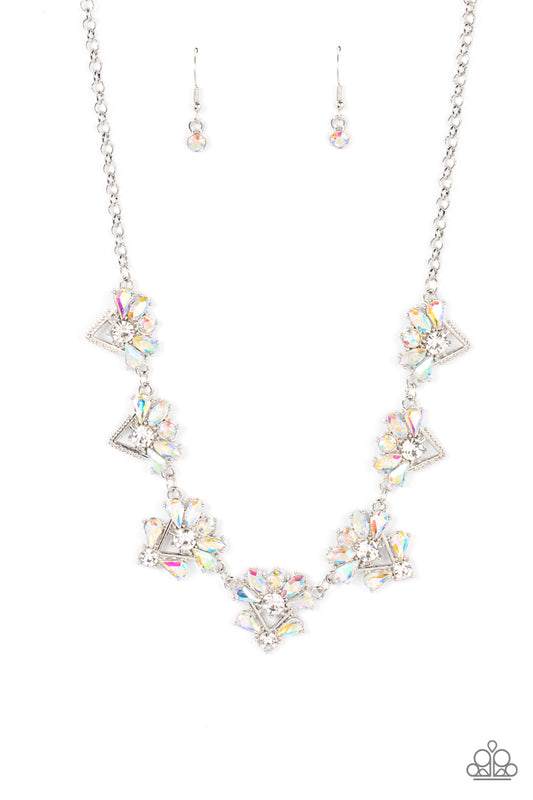 Paparazzi Accessories: JewExtragalactic Extravagance - Multi Iridescent Necklace