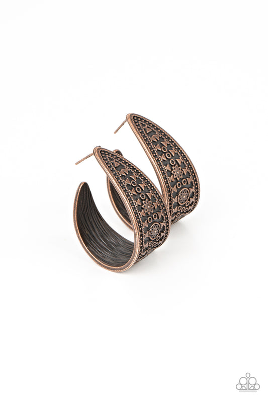 Paparazzi Accessories: Marketplace Mixer - Copper Earrings