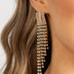 Paparazzi Accessories: A-Lister Affirmations - Gold Earrings