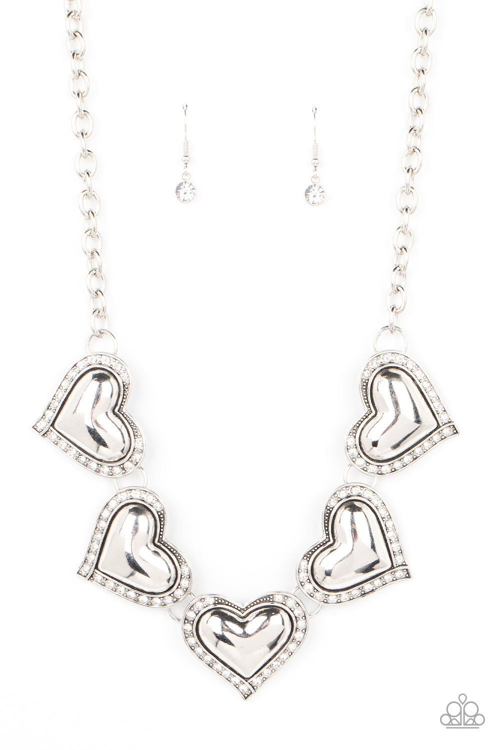 Paparazzi Accessories: Kindred Hearts - White Necklace