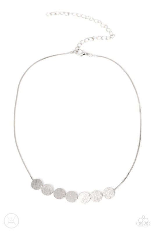 Paparazzi Accessories: Slimmer Glimmer - Silver Necklace