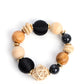 Paparazzi Accessories: Happily Homespun - Black Bracelet