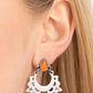 Paparazzi Accessories: Earthy Zeal - Orange Earrings
