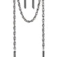 Paparazzi Accessories: SCARFed for Attention - Gunmetal Necklace