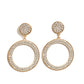 Paparazzi Accessories: GLOW You Away - Gold Earrings