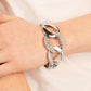 Paparazzi Accessories: BOMBSHELL Squad - White Bracelet