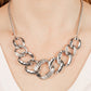 Paparazzi Accessories: Bombshell Bling - White Necklace