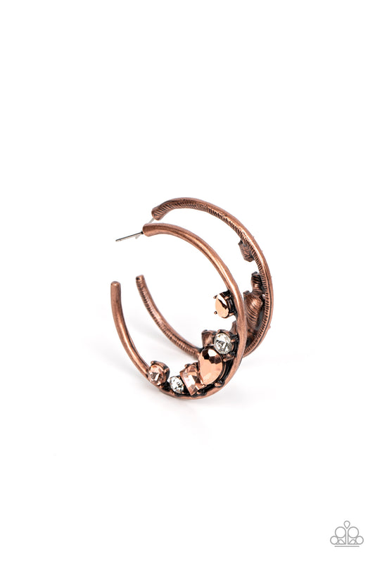 Paparazzi Accessories: Attractive Allure - Copper Earrings