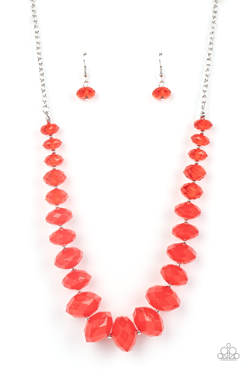 Paparazzi Accessories: Happy-GLOW-Lucky - Red Necklace