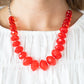 Paparazzi Accessories: Happy-GLOW-Lucky - Red Necklace