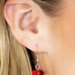 Paparazzi Accessories: Happy-GLOW-Lucky - Red Necklace