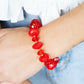 Paparazzi Accessories: Keep GLOWING Forward - Red Bracelet