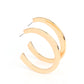Paparazzi Accessories: Learning Curve - Gold Earrings