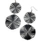 Paparazzi Accessories: In Your Wildest FAN-tasy - Black Earrings