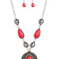 Paparazzi Accessories: Saguaro Soul Trek - Red Necklace