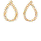 Paparazzi Accessories: Diva Dust - Gold Iridescent Earrings