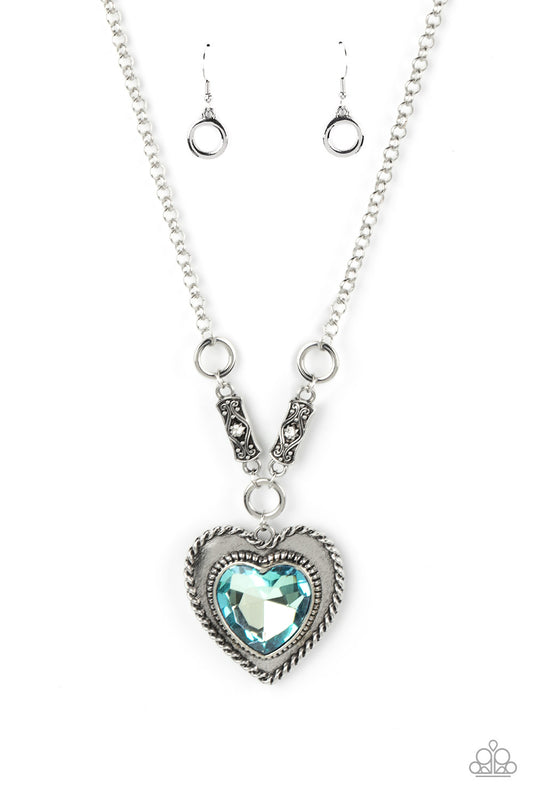 Paparazzi Accessories: Heart Full of Fabulous - Blue Necklace