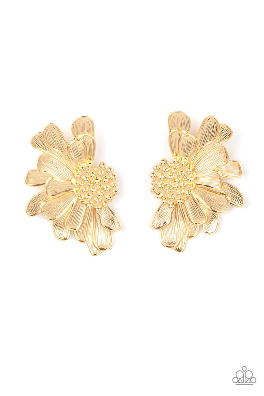 Paparazzi Accessories: Farmstead Meadow - Gold Earrings