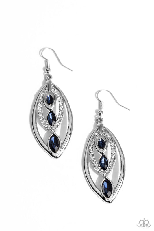 Paparazzi Accessories: Extra Exuberant - Blue Earrings