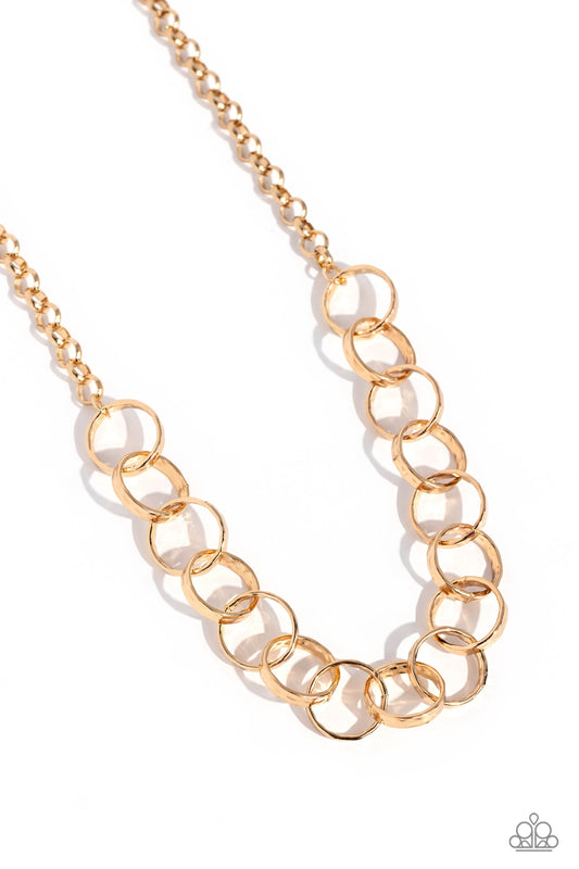 Paparazzi Accessories: Metro Medley - Gold Necklace