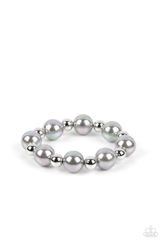 Paparazzi Accessories: A DREAMSCAPE Come True - Silver Iridescent Bracelet