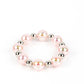 Paparazzi Accessories: A DREAMSCAPE Come True - Pink Iridescent Bracelet