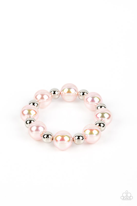 Paparazzi Accessories: A DREAMSCAPE Come True - Pink Iridescent Bracelet