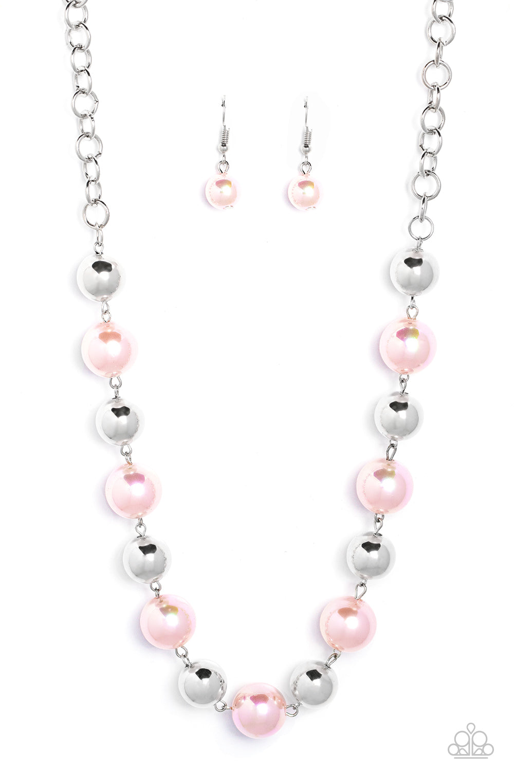 Paparazzi Accessories: Dreamscape Escape - Pink Iridescent Necklace