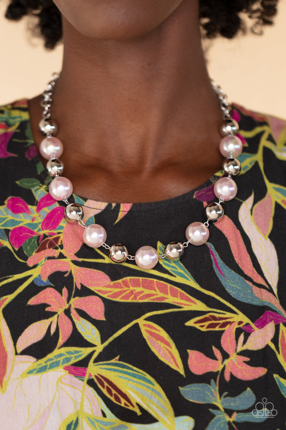 Paparazzi Accessories: Dreamscape Escape - Pink Iridescent Necklace