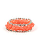 Paparazzi Accessories: Seaside Siesta - Orange Bracelet