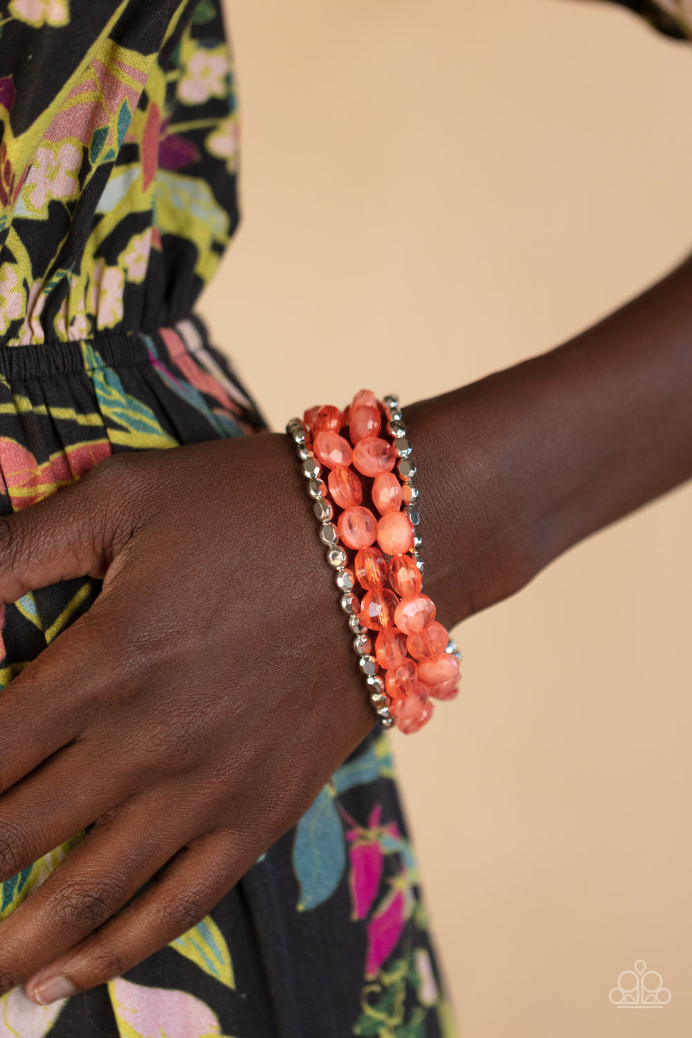 Paparazzi Accessories: Seaside Siesta - Orange Bracelet