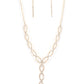 Paparazzi Accessories: Infinitely Icy - Gold Necklace