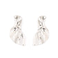 Paparazzi Accessories: METAL-Physical Mood - Silver Earrings