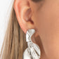 Paparazzi Accessories: METAL-Physical Mood - Silver Earrings
