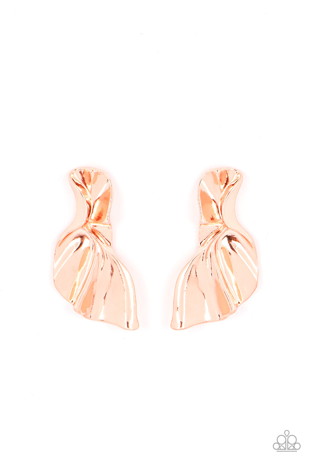 Paparazzi Accessories: METAL-Physical Mood - Copper Earrings