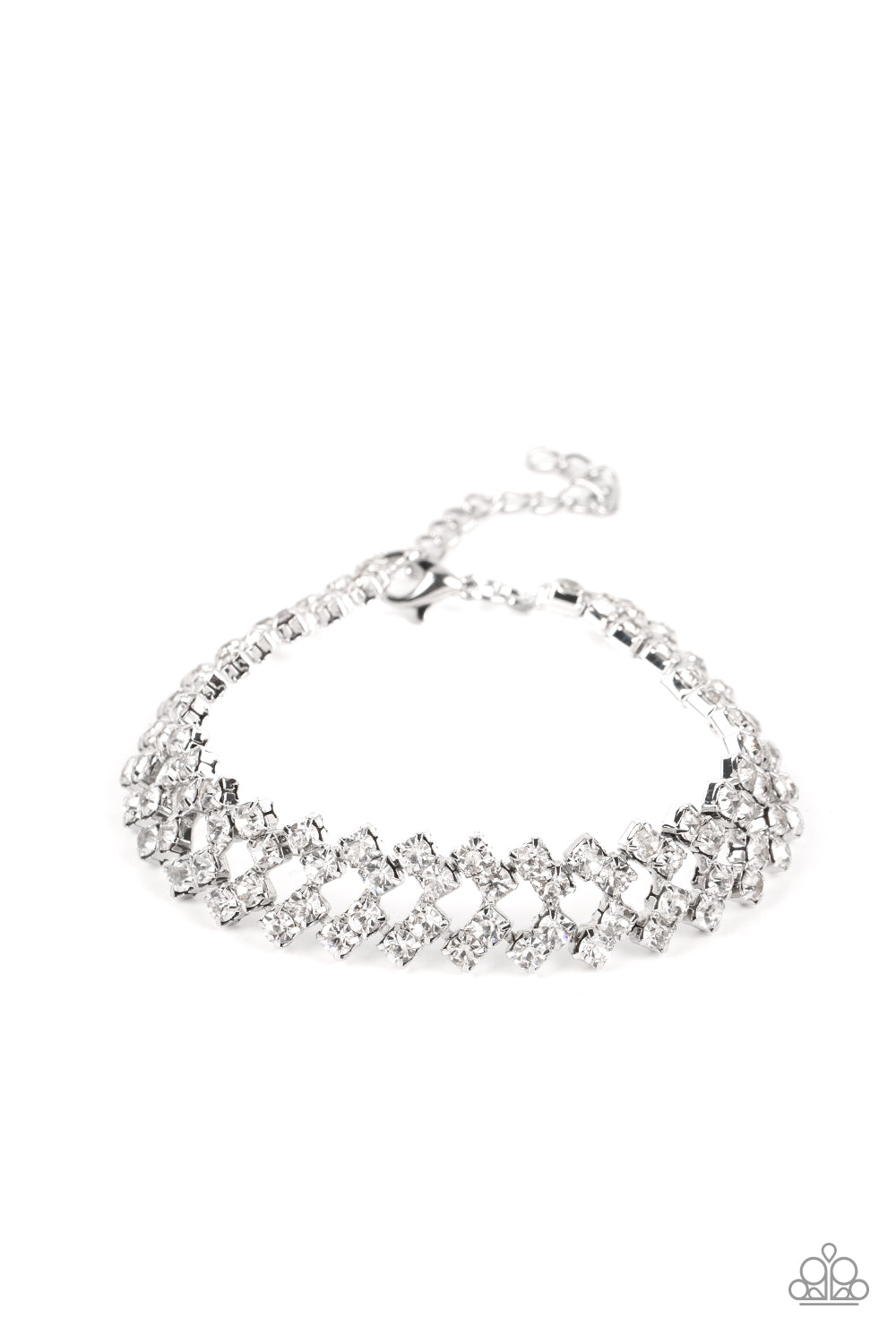 Paparazzi Accessories: Seize the Sizzle - White Bracelet