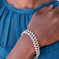 Paparazzi Accessories: Seize the Sizzle - White Bracelet