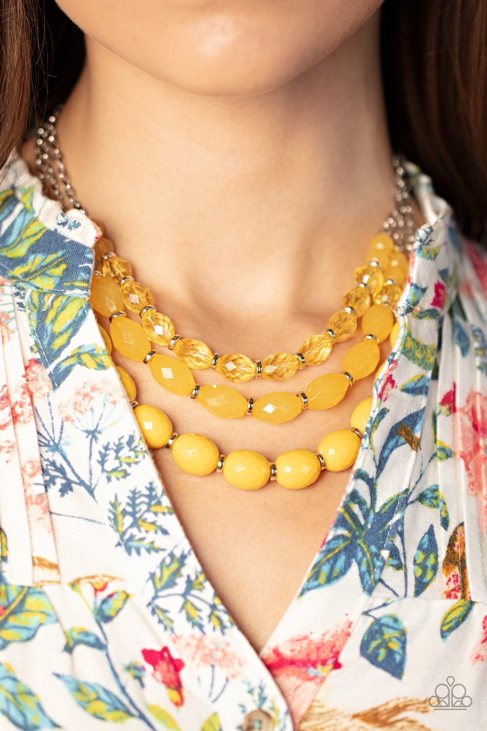 Paparazzi Accessories: Tropical Hideaway - Yellow Necklace