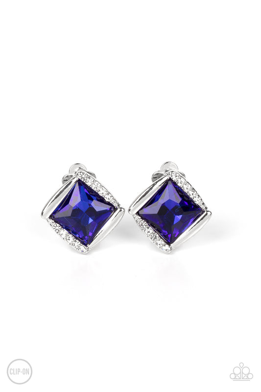 Paparazzi Accessories: Sparkle Squared - Blue Earrings