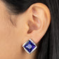 Paparazzi Accessories: Sparkle Squared - Blue Earrings