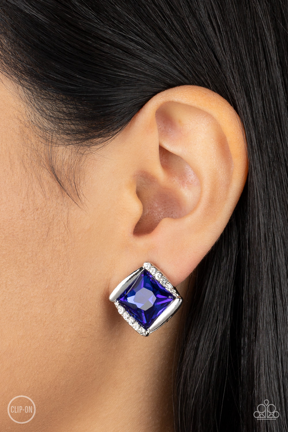 Paparazzi Accessories: Sparkle Squared - Blue Earrings